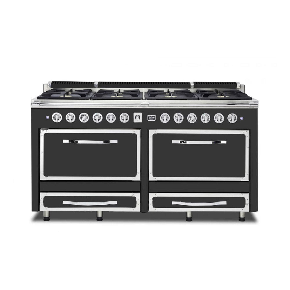 Viking Tuscany Series 66 inch Dual Fuel Range with 8 Sealed Burners - TVDR6618B*