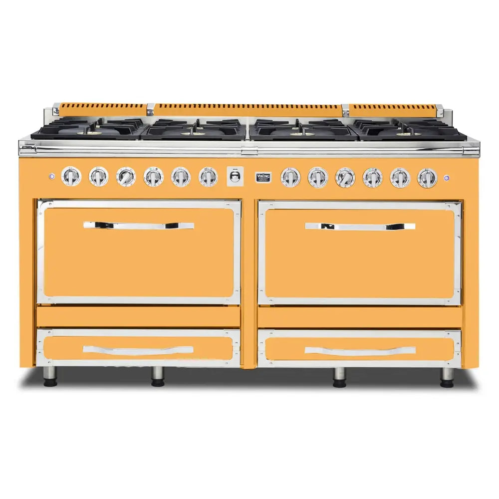 Viking Tuscany Series 66 inch Dual Fuel Range with 8 Sealed Burners - TVDR6618B*