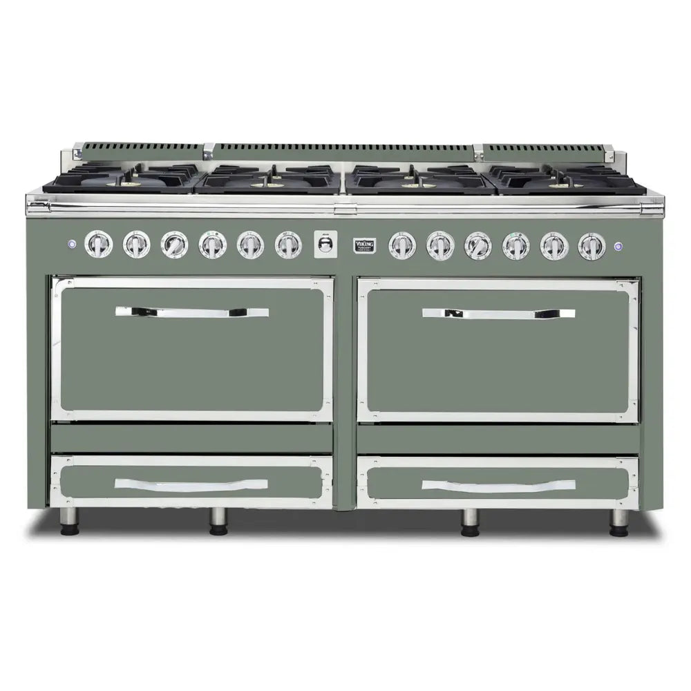 Viking Tuscany Series 66 inch Dual Fuel Range with 8 Sealed Burners - TVDR6618B*