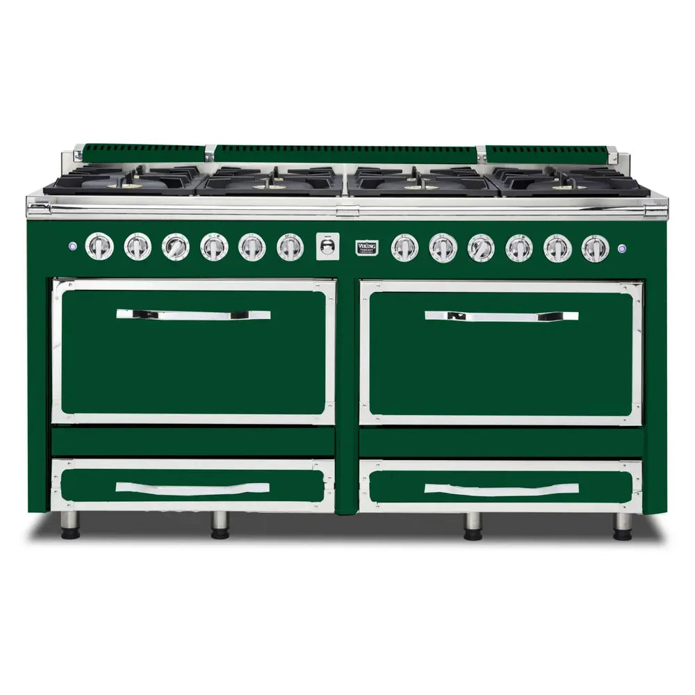 Viking Tuscany Series 66 inch Dual Fuel Range with 8 Sealed Burners - TVDR6618B*