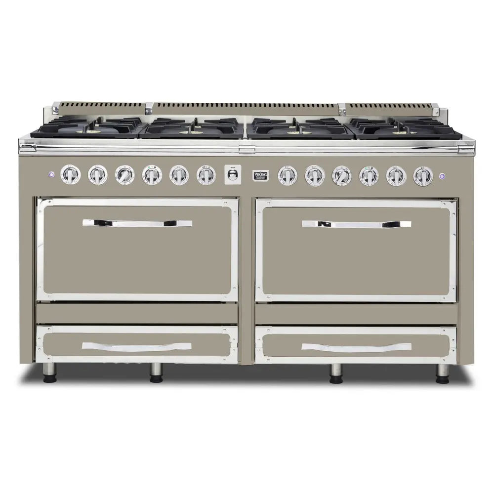 Viking Tuscany Series 66 inch Dual Fuel Range with 8 Sealed Burners - TVDR6618B*