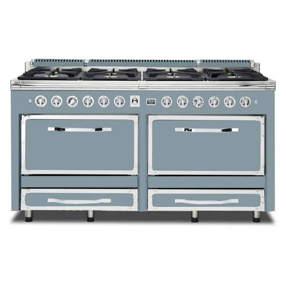 Viking Tuscany Series 66 inch Dual Fuel Range with 8 Sealed Burners - TVDR6618B*