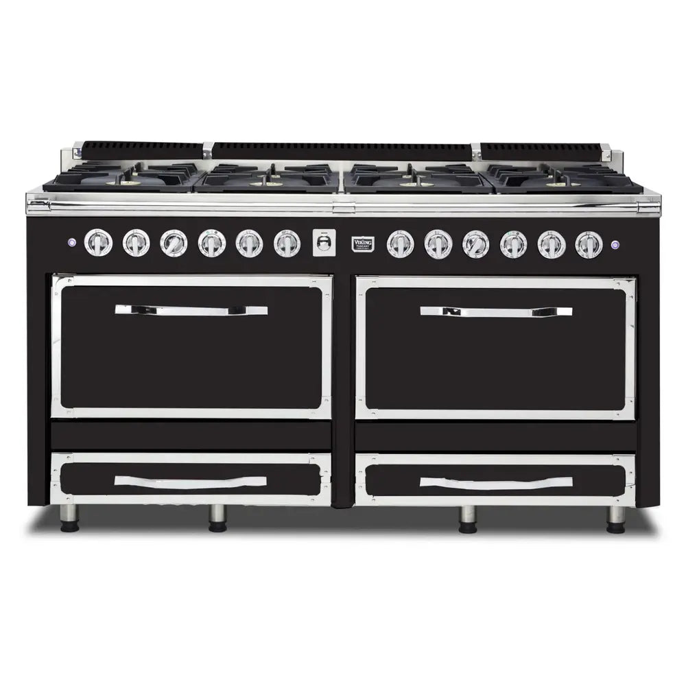 Viking Tuscany Series 66 inch Dual Fuel Range with 8 Sealed Burners - TVDR6618B*