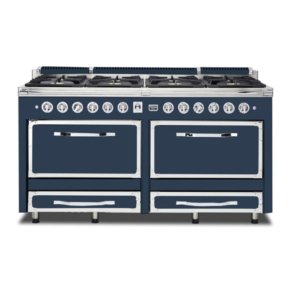 Viking Tuscany Series 66 inch Dual Fuel Range with 8 Sealed Burners - TVDR6618B*