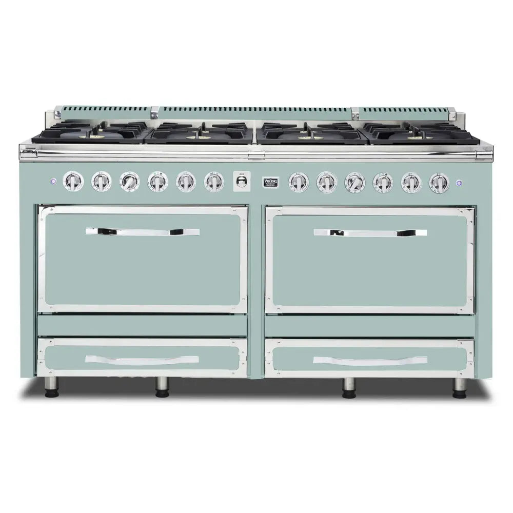 Viking Tuscany Series 66 inch Dual Fuel Range with 8 Sealed Burners - TVDR6618B*
