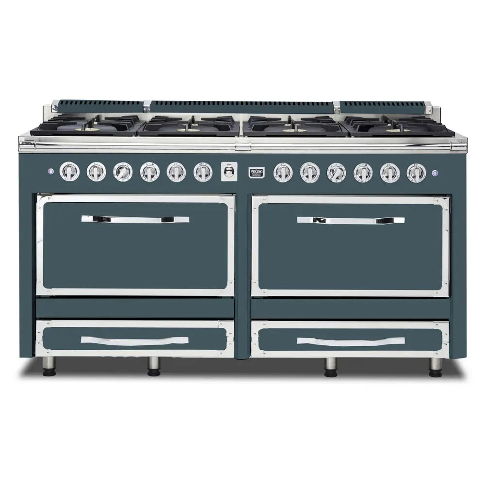 Viking Tuscany Series 66 inch Dual Fuel Range with 8 Sealed Burners - TVDR6618B*