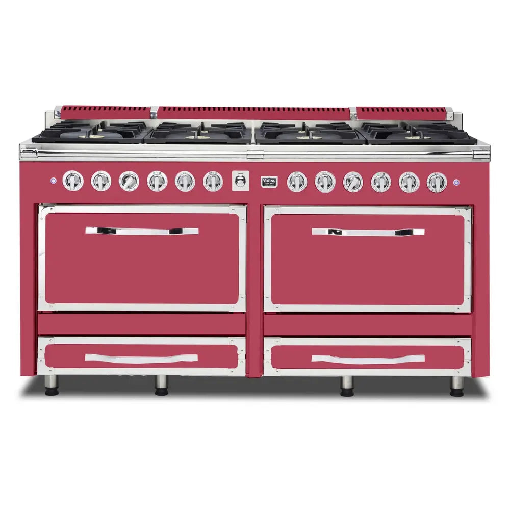 Viking Tuscany Series 66 inch Dual Fuel Range with 8 Sealed Burners - TVDR6618B*