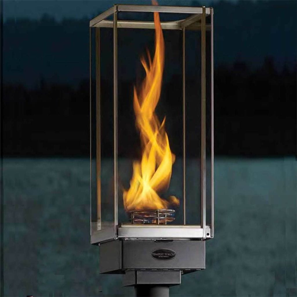 Tempest 20K Traditional Outdoor Torch Head With Deck Mount Assembly - 949007