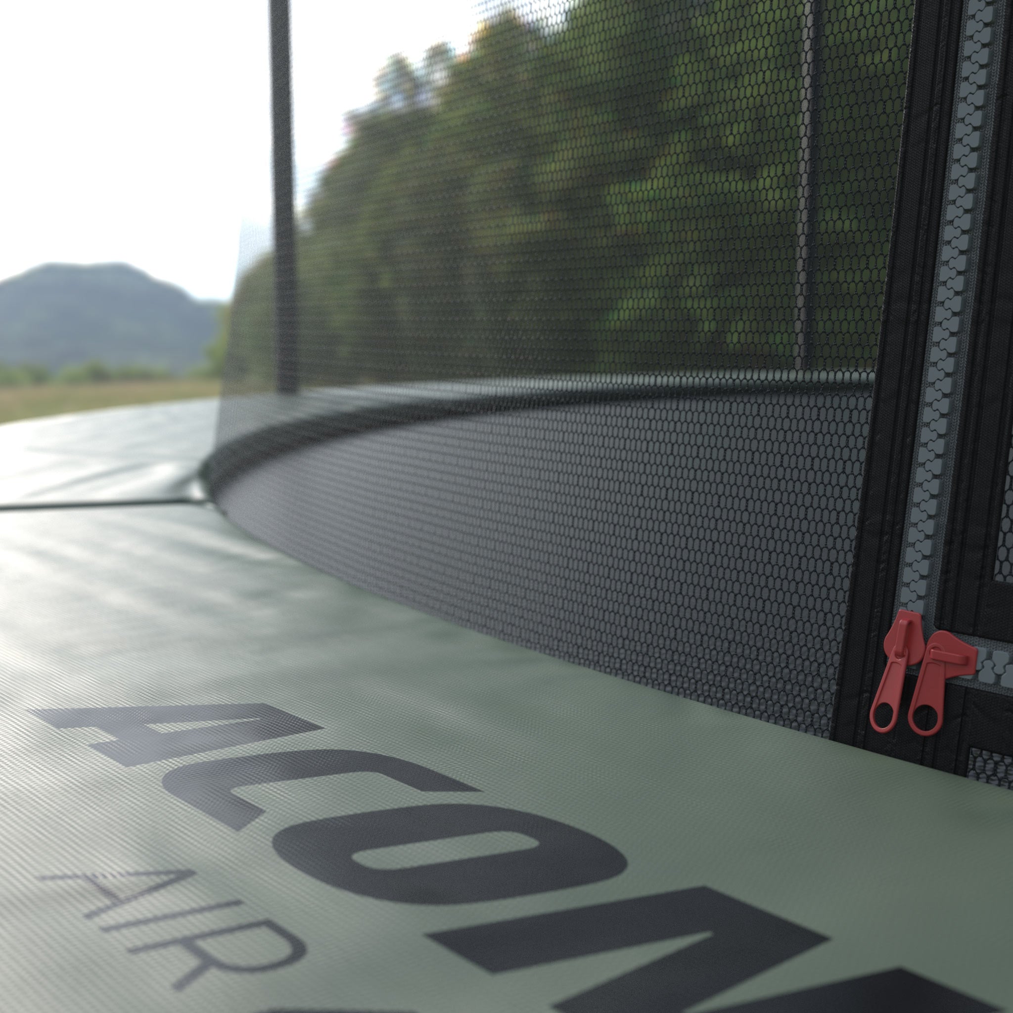 ACON Air 14ft Round Trampoline with Premium Net and Ladder