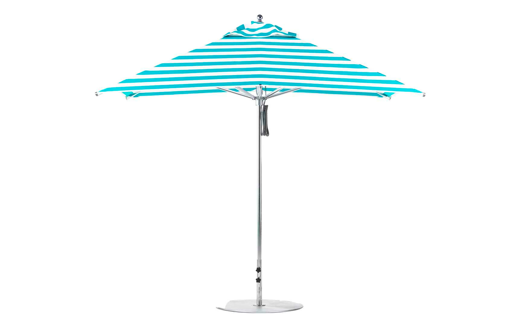 Ledge Lounger Premier Aluminum Umbrella - 10' Square Pulley