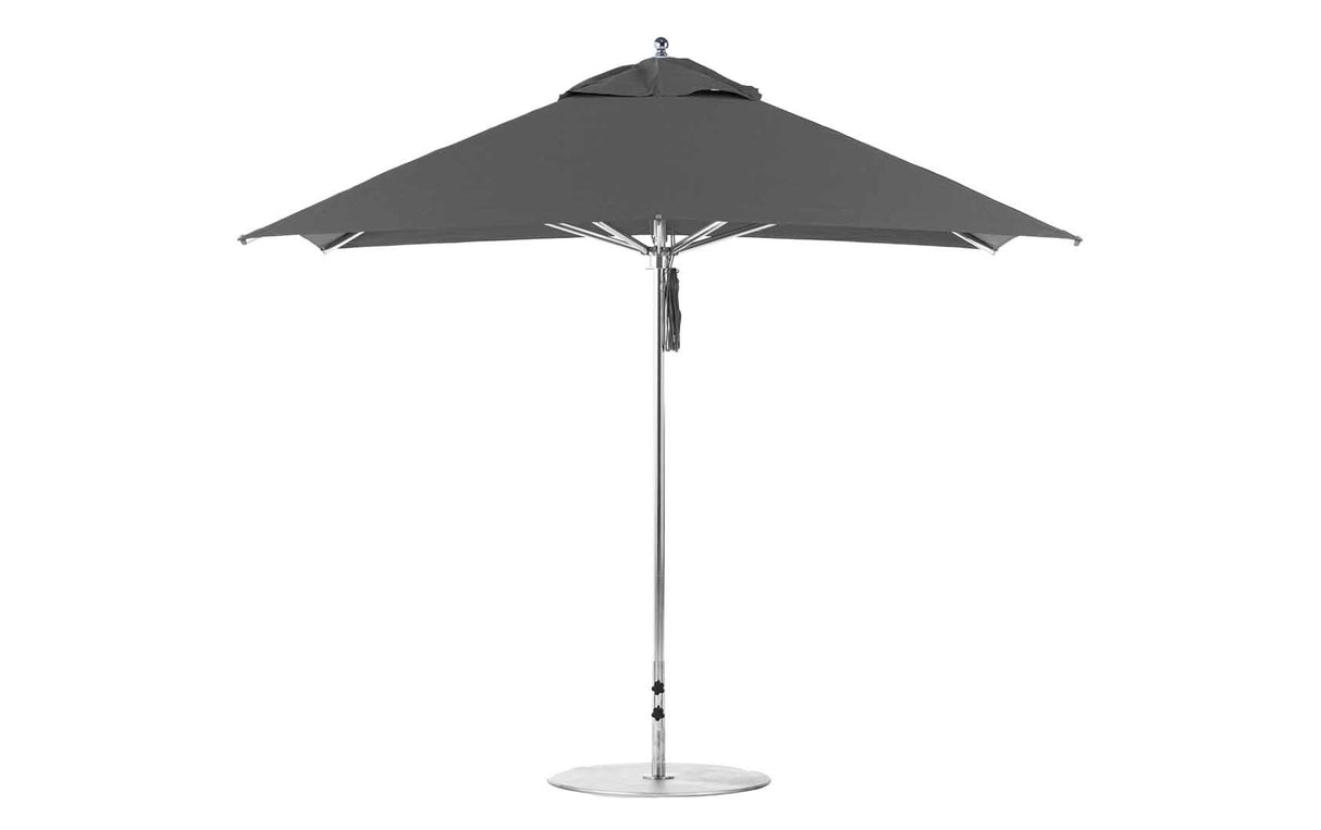 Ledge Lounger Premier Aluminum Umbrella - 10' Square Pulley