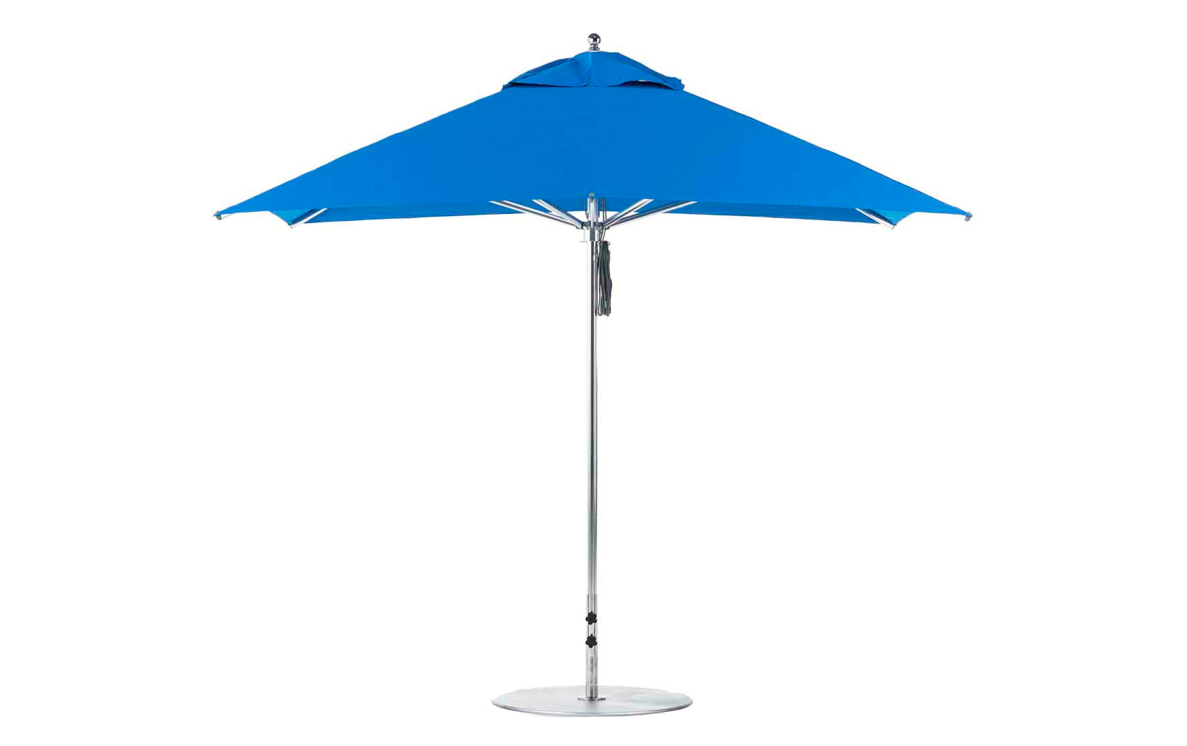 Ledge Lounger Premier Aluminum Umbrella - 10' Square Pulley