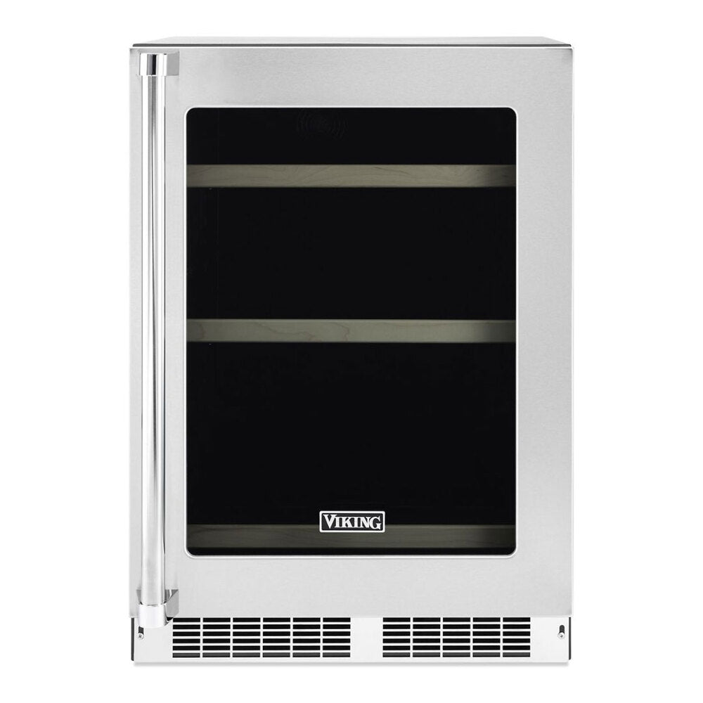 Viking 5 Series 24 inch Undercounter Beverage Center with 5.5 cu. ft. Capacity, in Stainless Steel - VBUI5241GSS