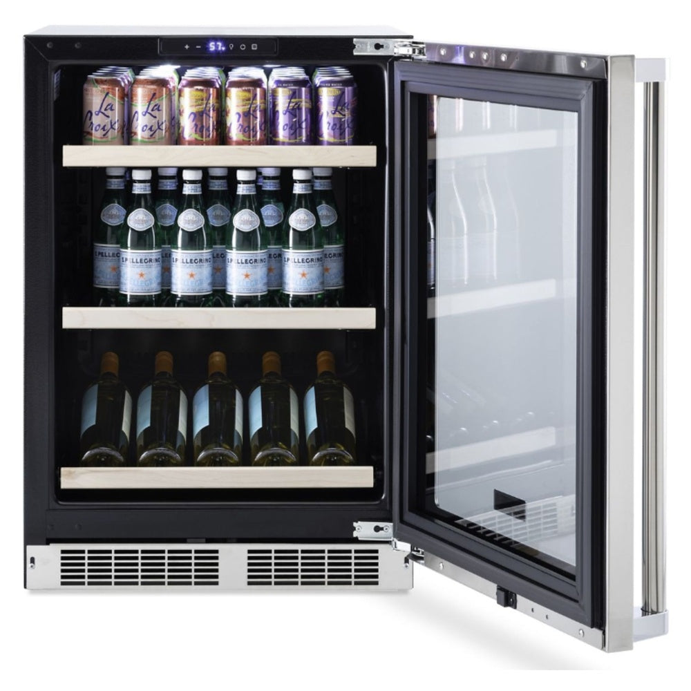 Viking 5 Series 24 inch Undercounter Beverage Center with 5.5 cu. ft. Capacity, in Stainless Steel - VBUI5241GSS
