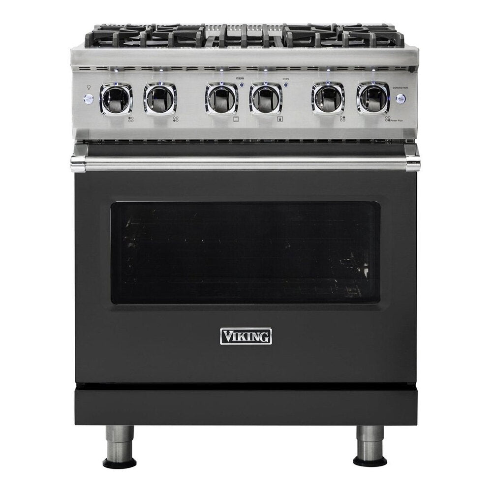 Viking 5 Series 30 inch Dual Fuel Range with 4 Sealed Burners and Self Clean - VDR5304B*