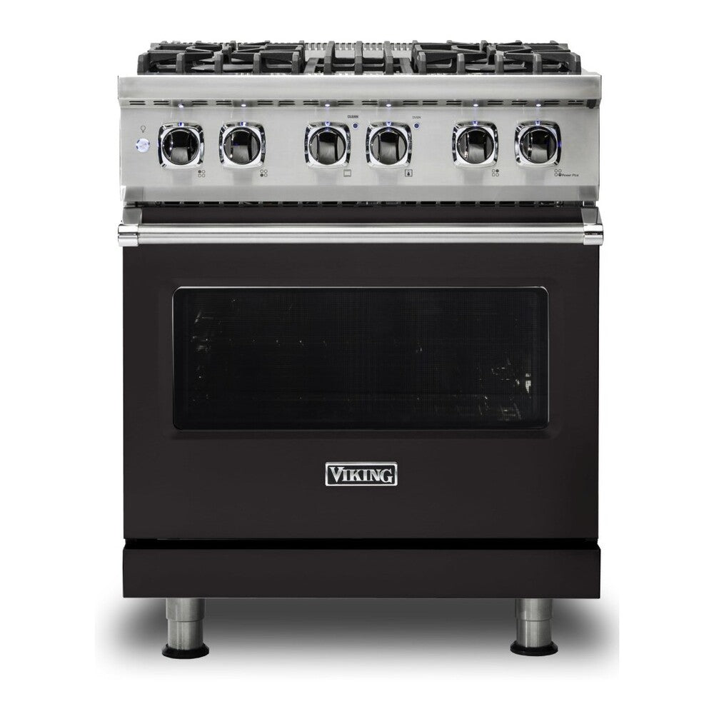 Viking 5 Series 30 inch Dual Fuel Range with 4 Sealed Burners and Self Clean - VDR5304B*