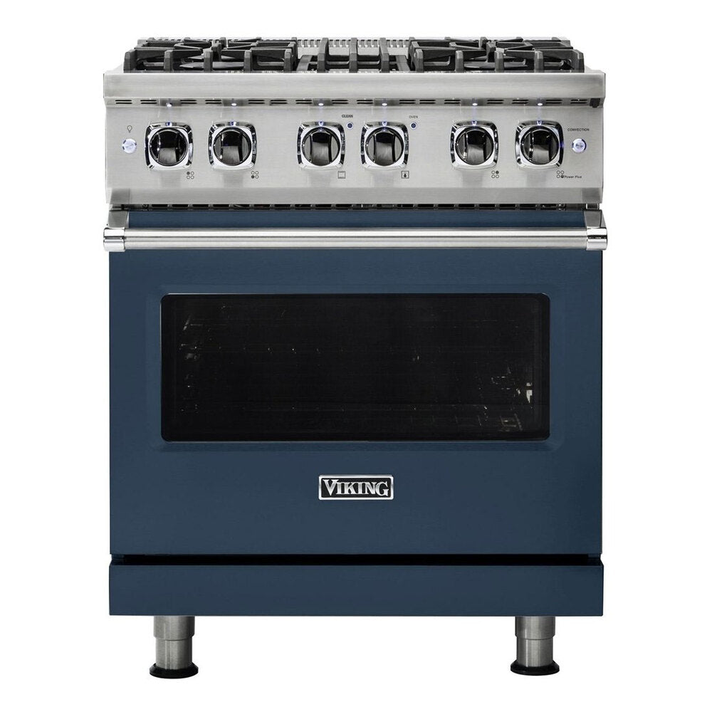 Viking 5 Series 30 inch Dual Fuel Range with 4 Sealed Burners and Self Clean - VDR5304B*