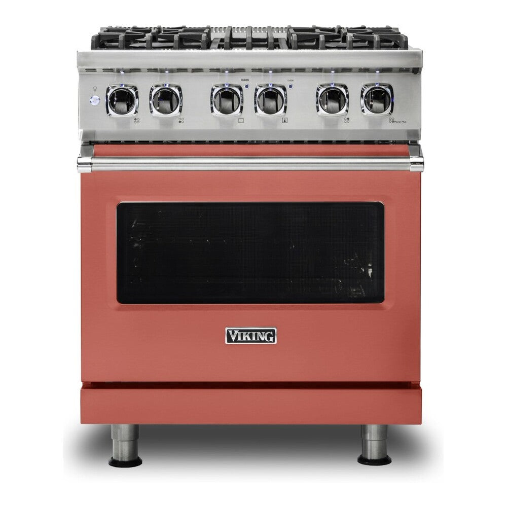Viking 5 Series 30 inch Dual Fuel Range with 4 Sealed Burners and Self Clean - VDR5304B*
