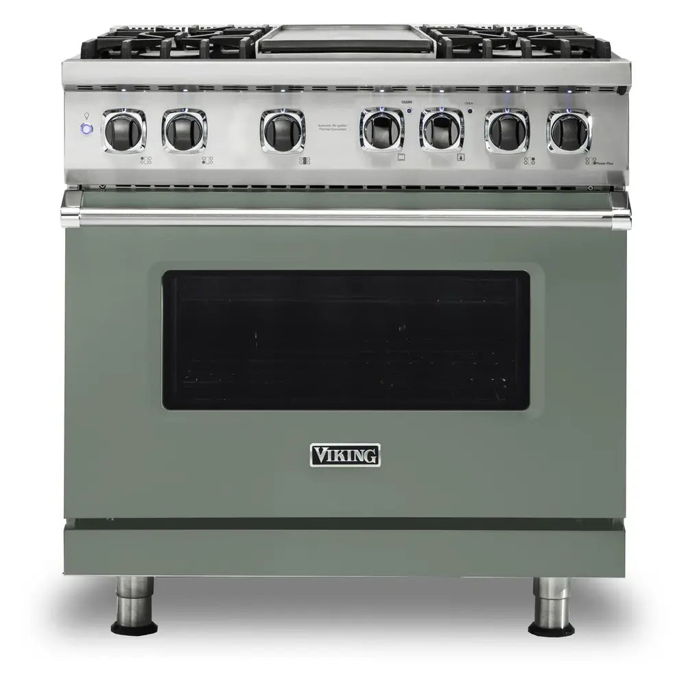 Viking 5 Series 36 inch Dual Fuel Range with 4 Sealed Burners and Griddle - VDR5364G*