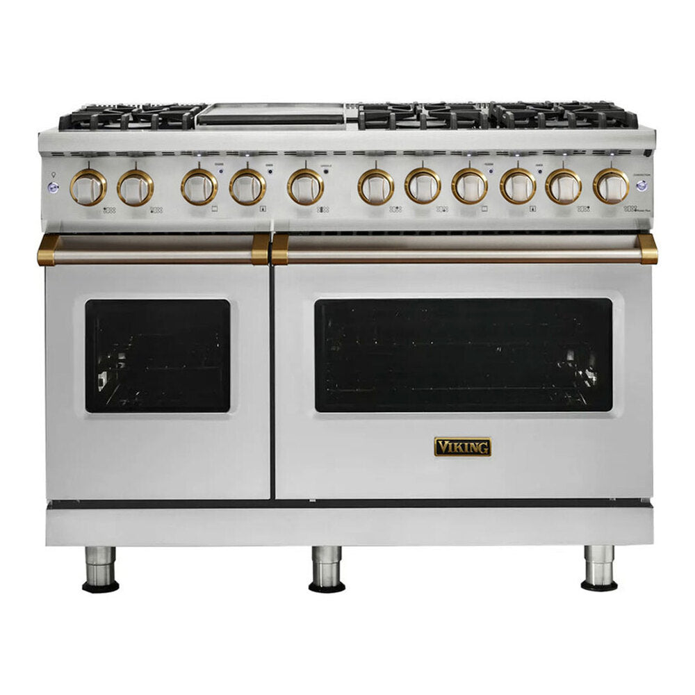 Viking 5 Series 48 inch Dual Fuel Range with 6 Sealed Burners and Griddle - VDR5486G*
