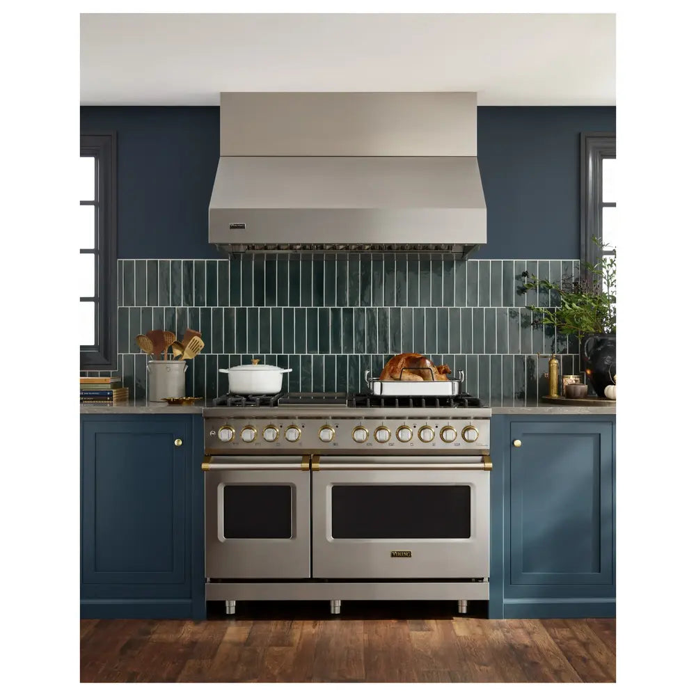 Viking 5 Series 48 inch Dual Fuel Range with 6 Sealed Burners and Griddle - VDR5486G*