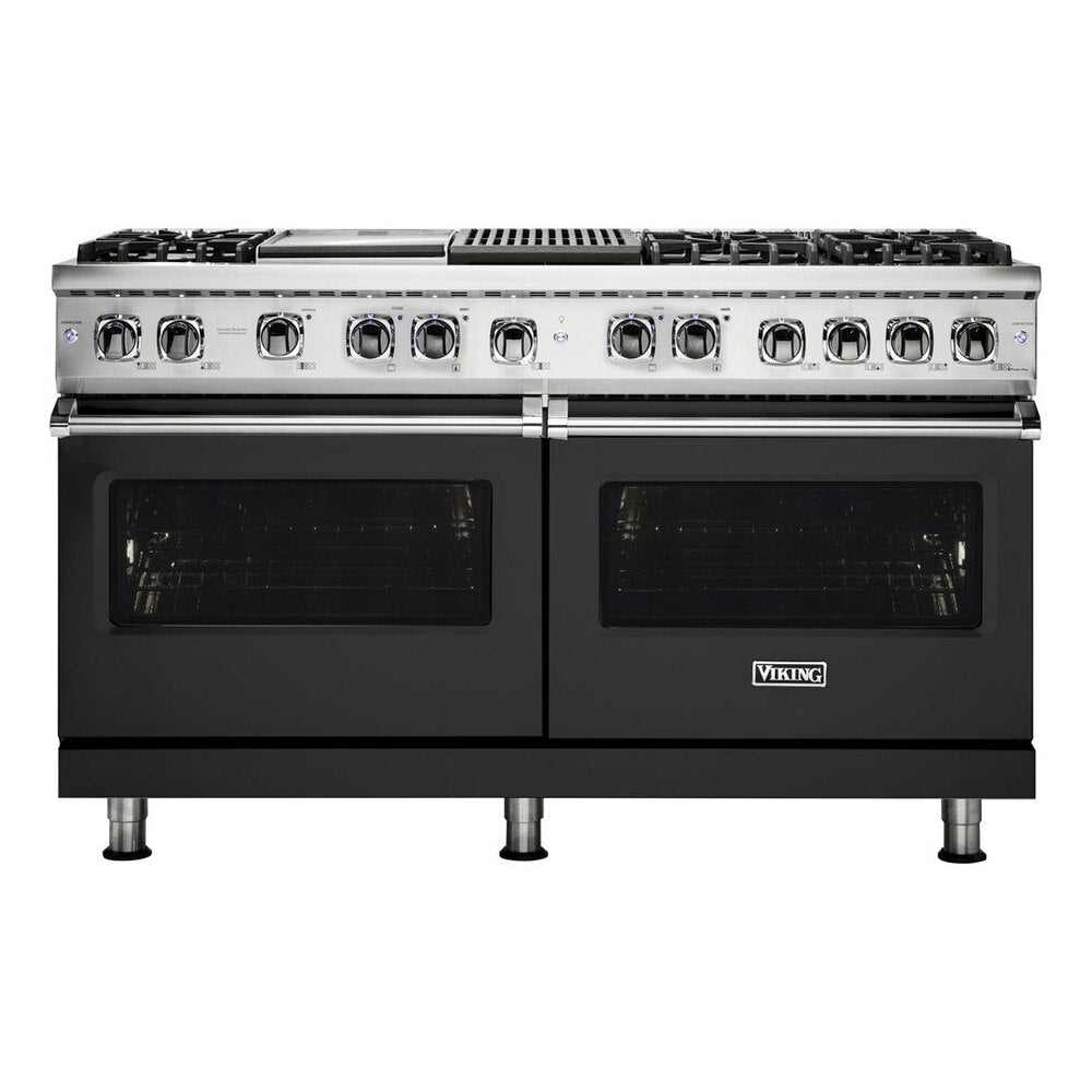 Viking 5 Series 60 inch Dual Fuel Range with 6 Sealed Burners, Griddle and Grill - VDR5606GQ*