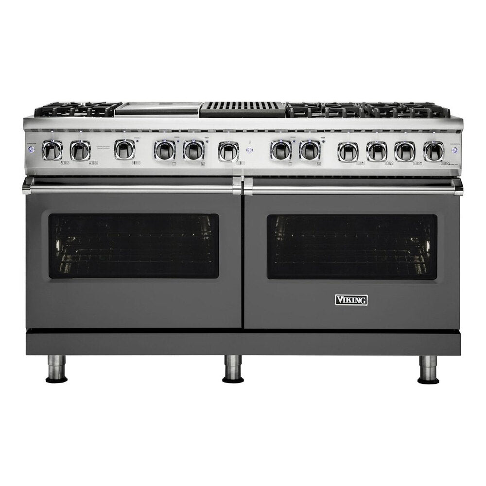 Viking 5 Series 60 inch Dual Fuel Range with 6 Sealed Burners, Griddle and Grill - VDR5606GQ*