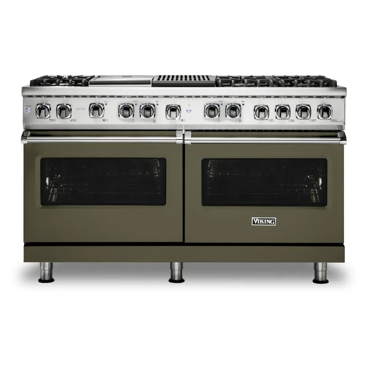 Viking 5 Series 60 inch Dual Fuel Range with 6 Sealed Burners, Griddle and Grill - VDR5606GQ*