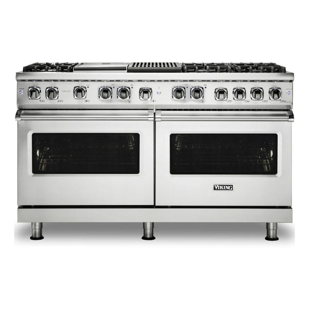 Viking 5 Series 60 inch Dual Fuel Range with 6 Sealed Burners, Griddle and Grill - VDR5606GQ*