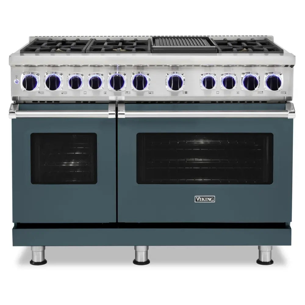 Viking 7 Series 48 inch Dual Fuel Range with 6 Sealed Burners and Griddle - VDR74826G*