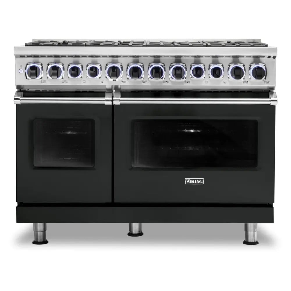 Viking 7 Series 48 inch Dual Fuel Range with 8 Sealed Burners - VDR74828B*