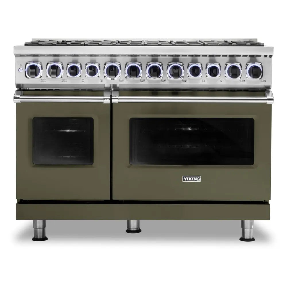 Viking 7 Series 48 inch Dual Fuel Range with 8 Sealed Burners - VDR74828B*
