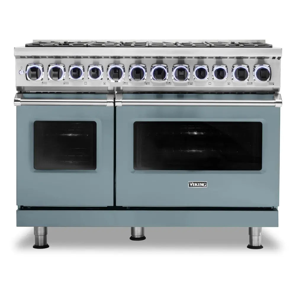 Viking 7 Series 48 inch Dual Fuel Range with 8 Sealed Burners - VDR74828B*