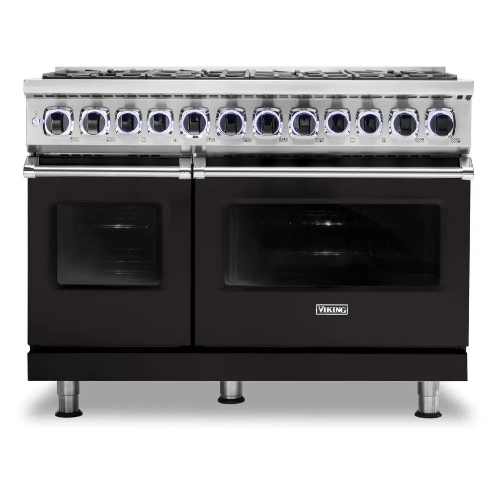 Viking 7 Series 48 inch Dual Fuel Range with 8 Sealed Burners - VDR74828B*