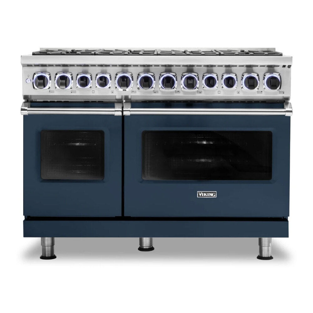 Viking 7 Series 48 inch Dual Fuel Range with 8 Sealed Burners - VDR74828B*