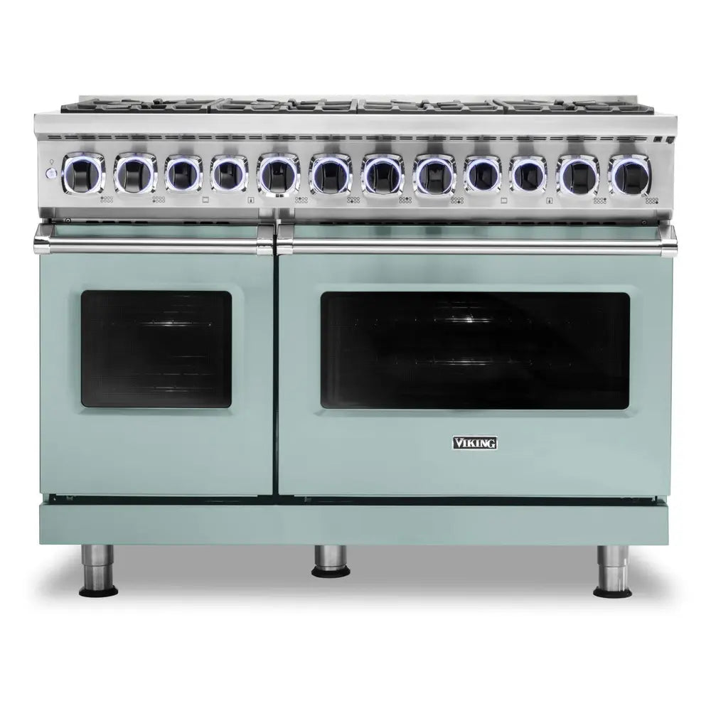 Viking 7 Series 48 inch Dual Fuel Range with 8 Sealed Burners - VDR74828B*