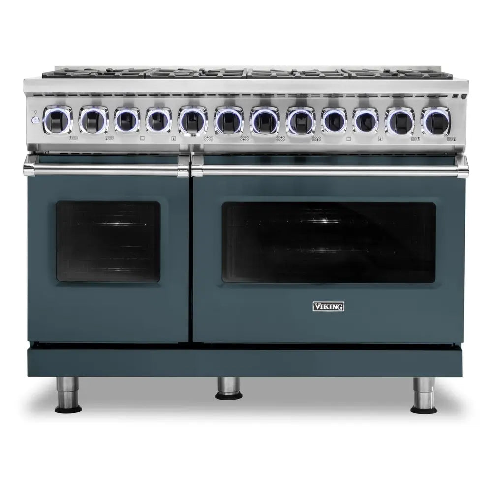 Viking 7 Series 48 inch Dual Fuel Range with 8 Sealed Burners - VDR74828B*
