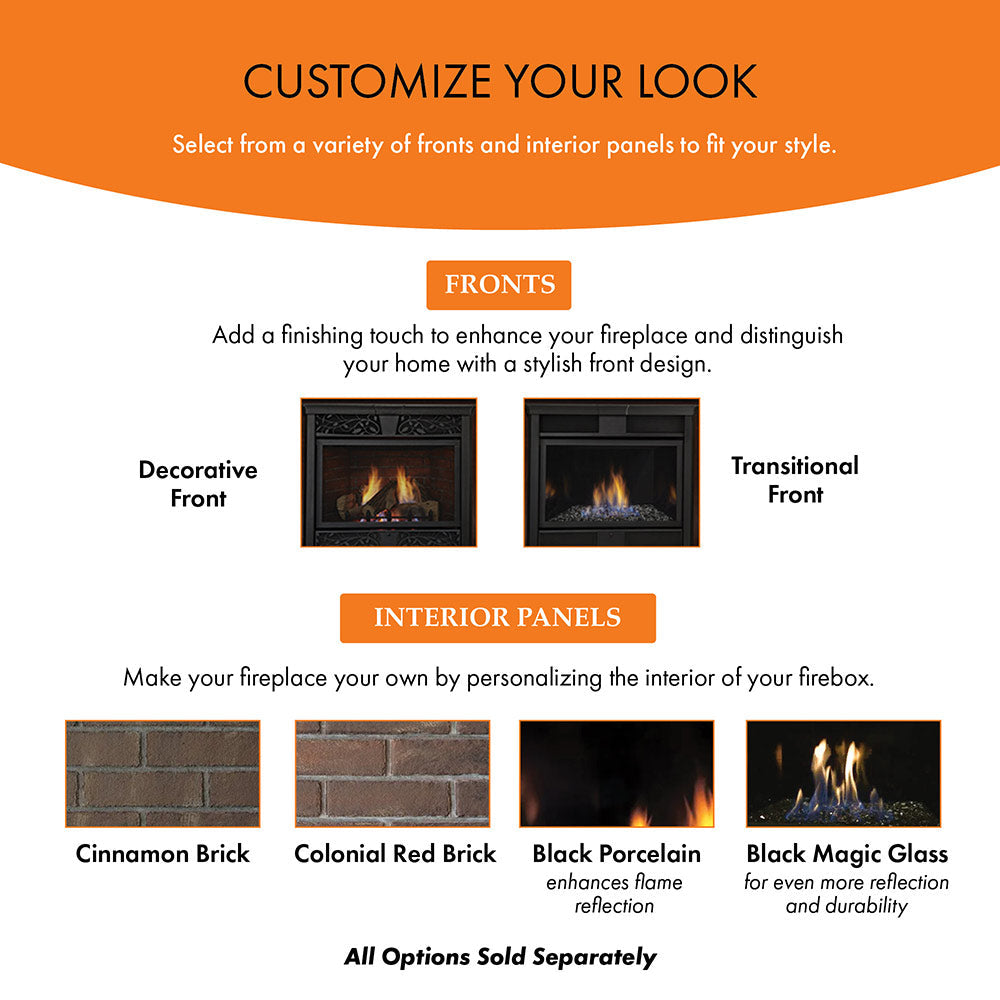 Monessen 32" Symphony Vent-Free Traditional Gas Fireplace