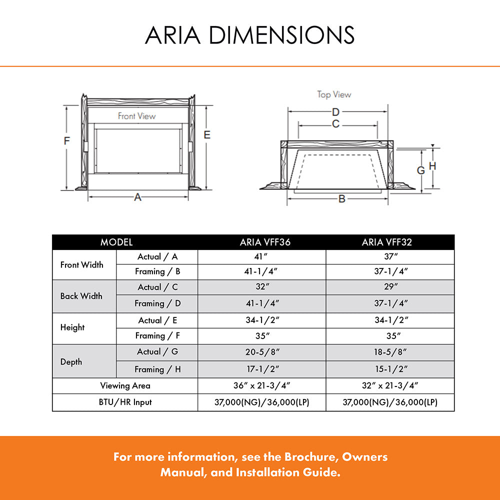 Monessen 32" Aria Vent-Free Traditional Gas Fireplace