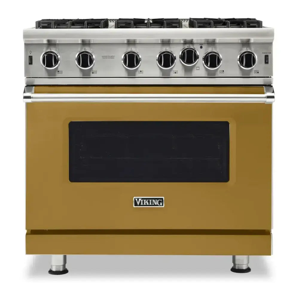 Viking 5 Series 36 inch Open Burner Gas Range - VGIC53626B*