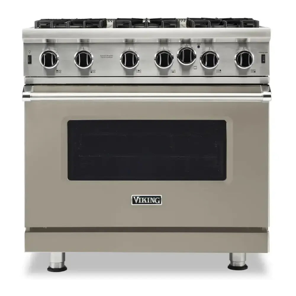 Viking 5 Series 36 inch Open Burner Gas Range - VGIC53626B*