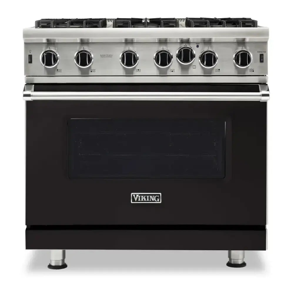 Viking 5 Series 36 inch Open Burner Gas Range - VGIC53626B*