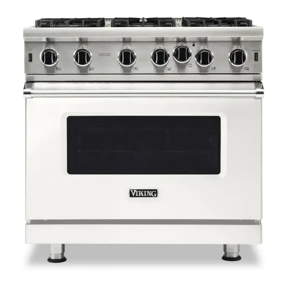 Viking 5 Series 36 inch Open Burner Gas Range - VGIC53626B*