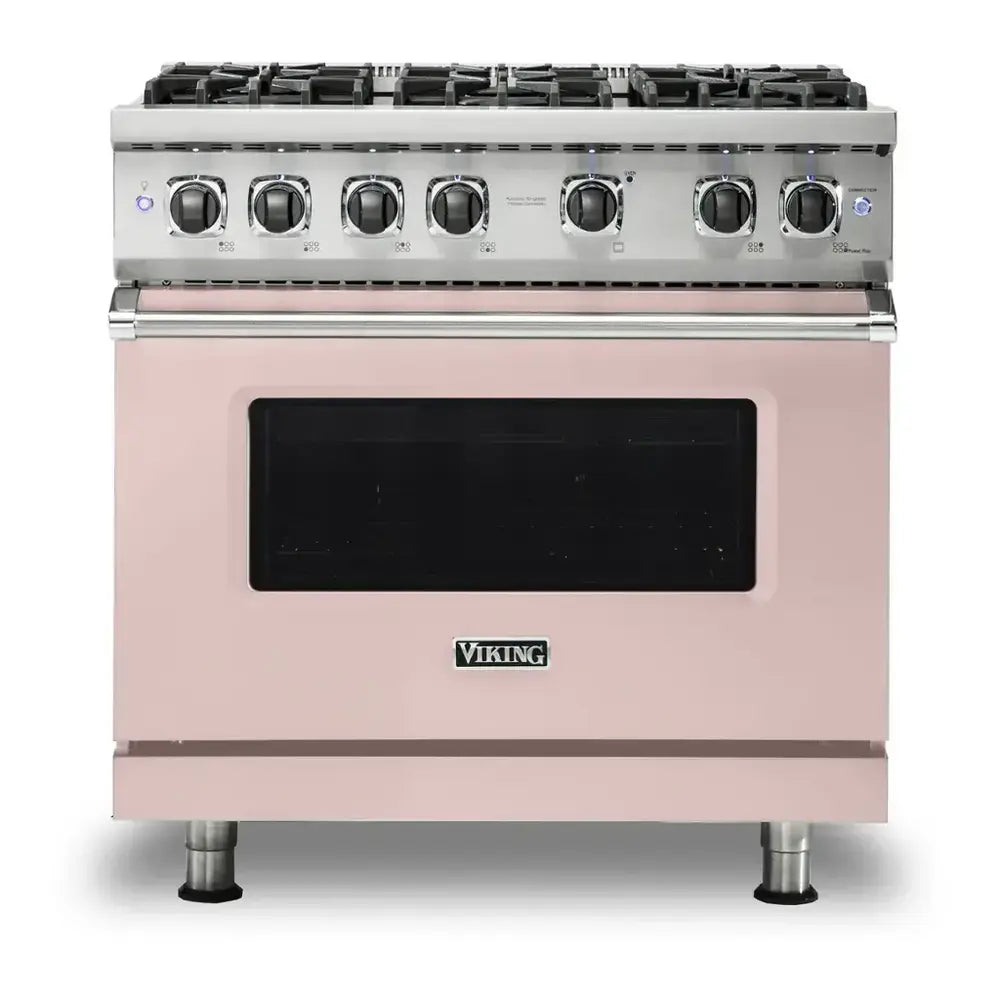 Viking 5 Series 36 inch Sealed Burner Gas Range with 6 Burners - VGR5366B*