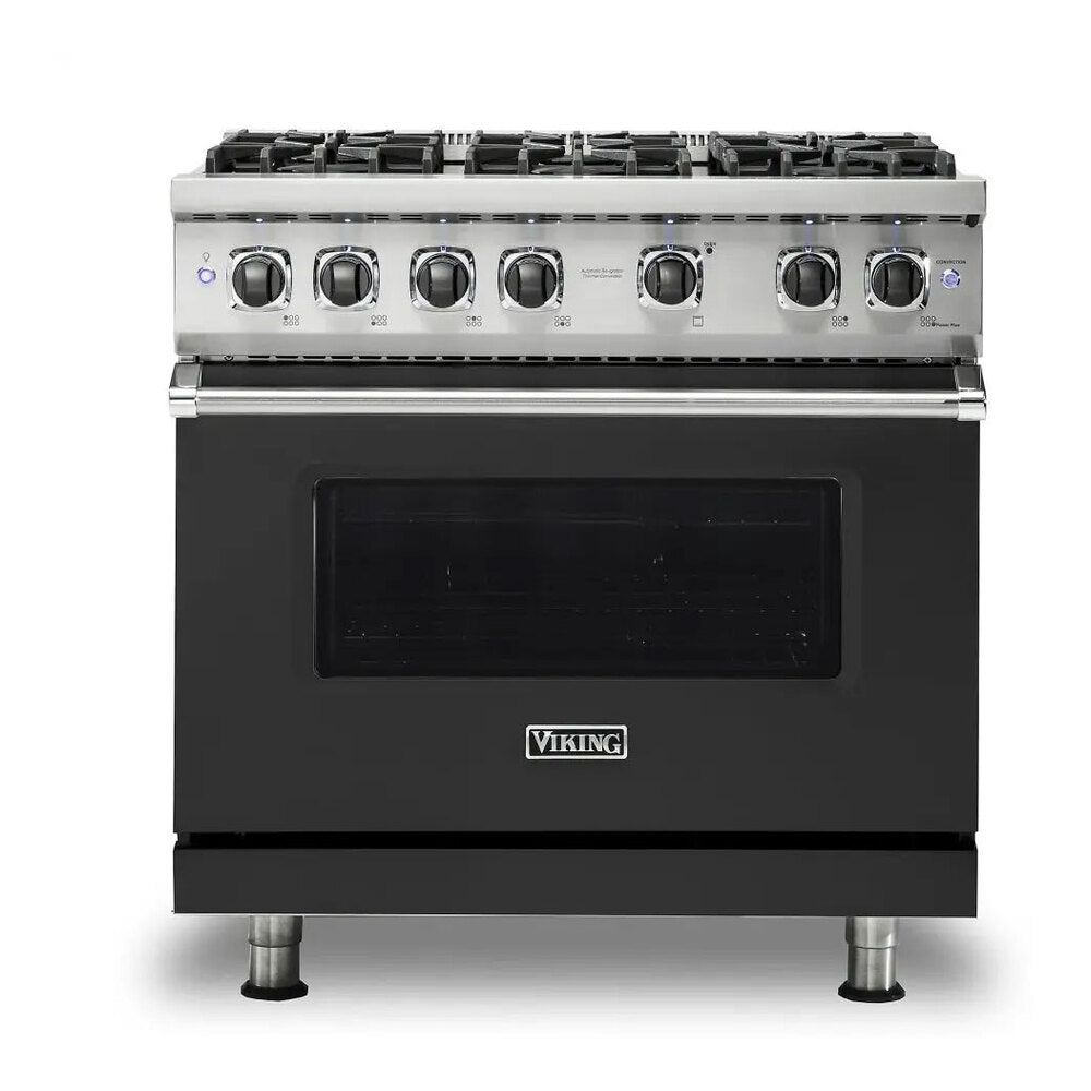 Viking 5 Series 36 inch Sealed Burner Gas Range with 6 Burners - VGR5366B*