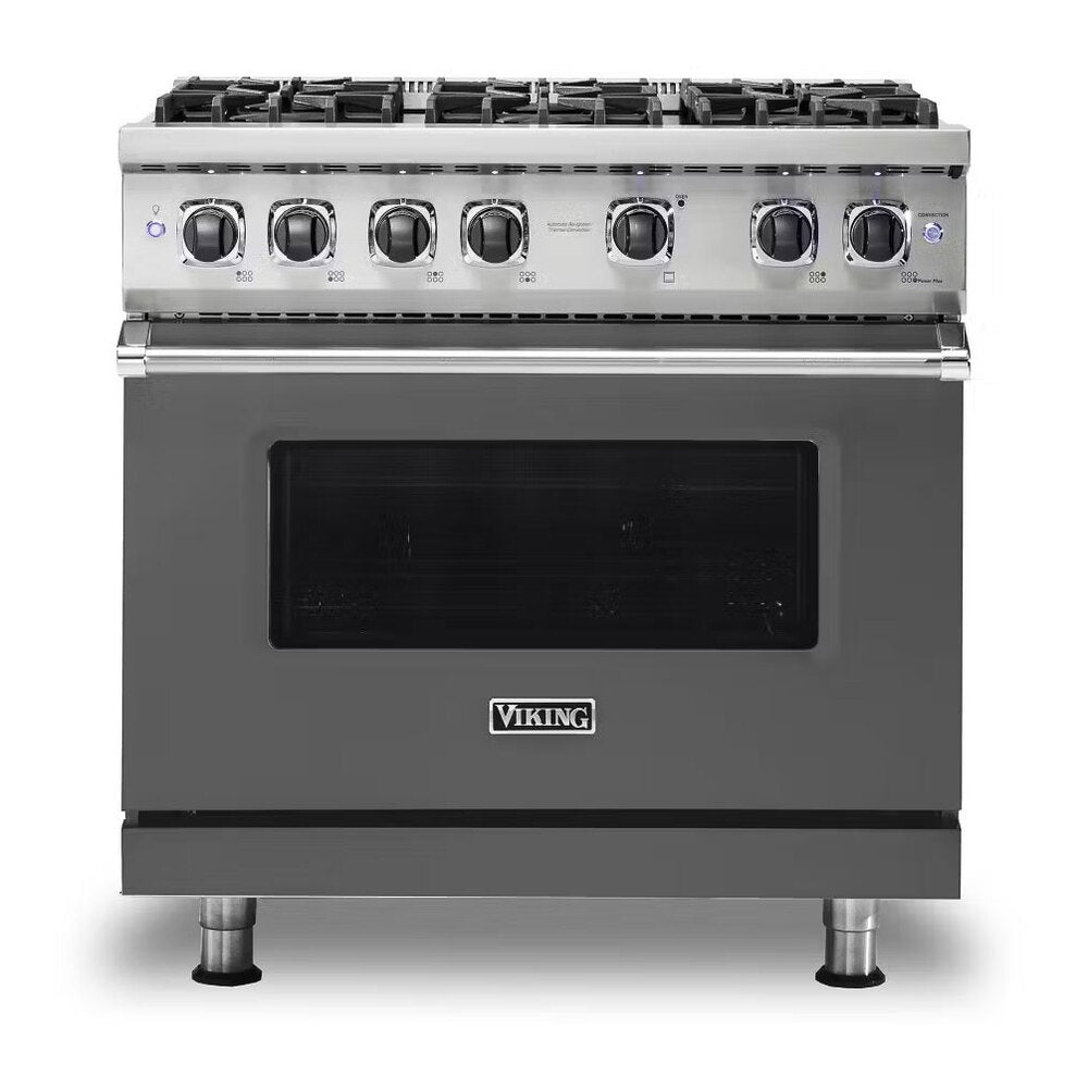 Viking 5 Series 36 inch Sealed Burner Gas Range with 6 Burners - VGR5366B*