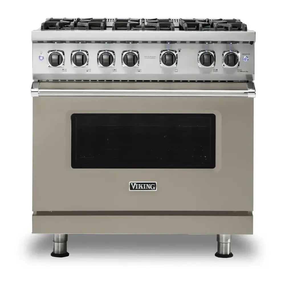 Viking 5 Series 36 inch Sealed Burner Gas Range with 6 Burners - VGR5366B*