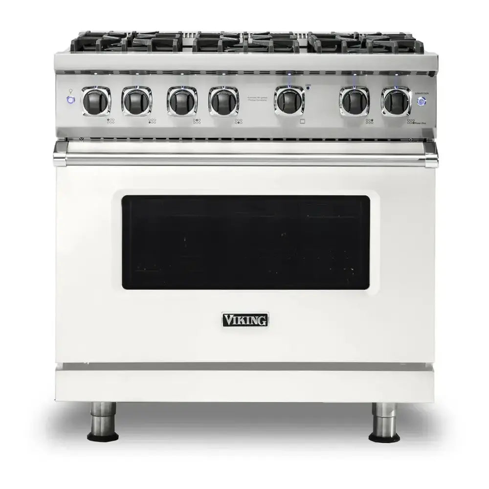 Viking 5 Series 36 inch Sealed Burner Gas Range with 6 Burners - VGR5366B*