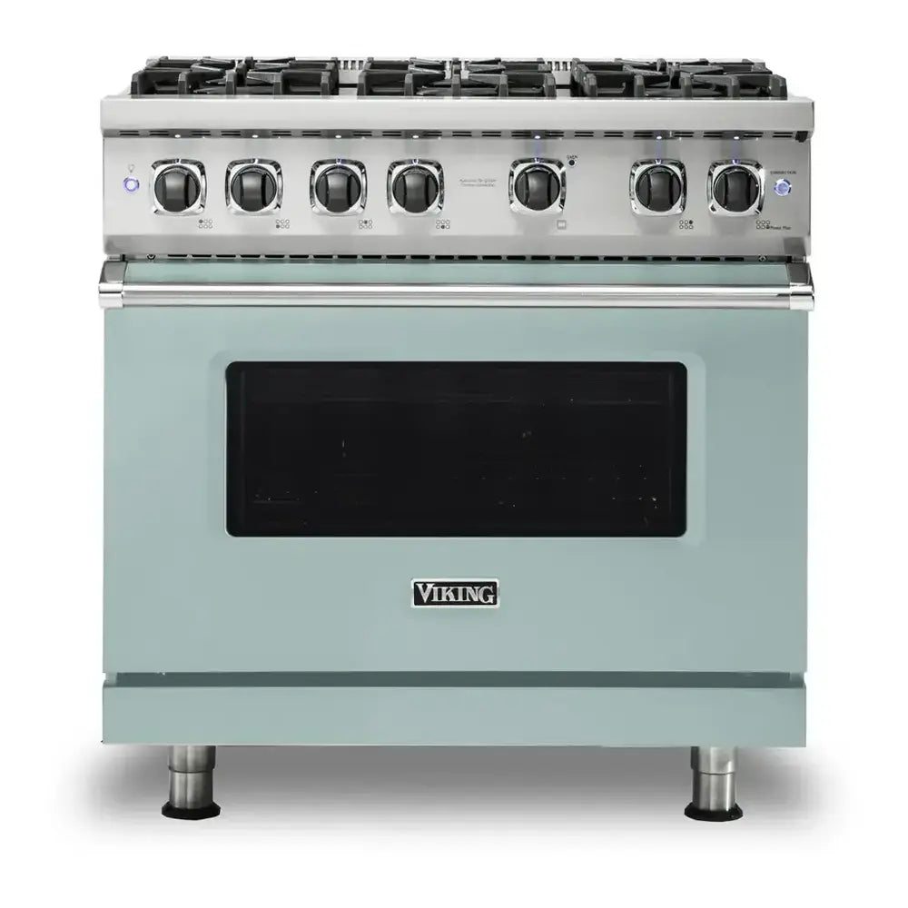 Viking 5 Series 36 inch Sealed Burner Gas Range with 6 Burners - VGR5366B*