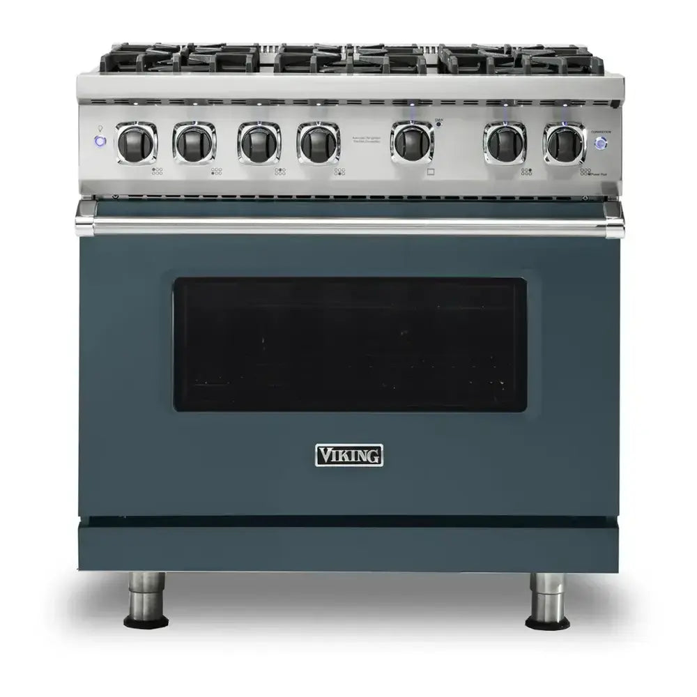 Viking 5 Series 36 inch Sealed Burner Gas Range with 6 Burners - VGR5366B*